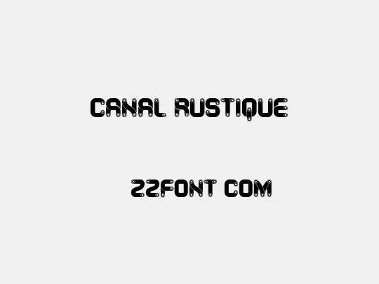 Canal Rustique