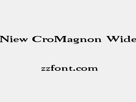 Niew CroMagnon Wide