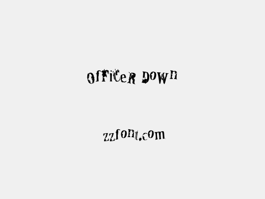 OfFiCeR DoWn