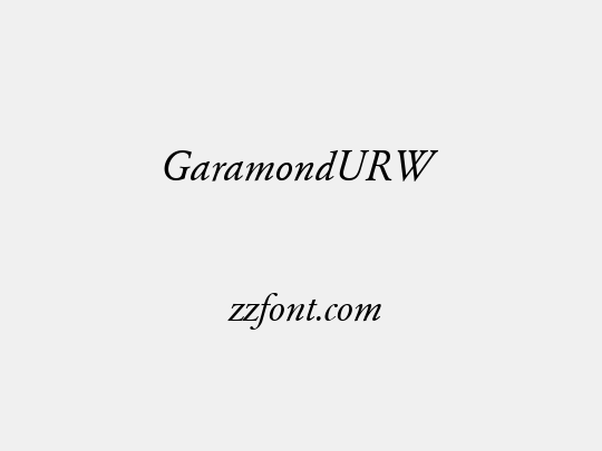 GaramondURW