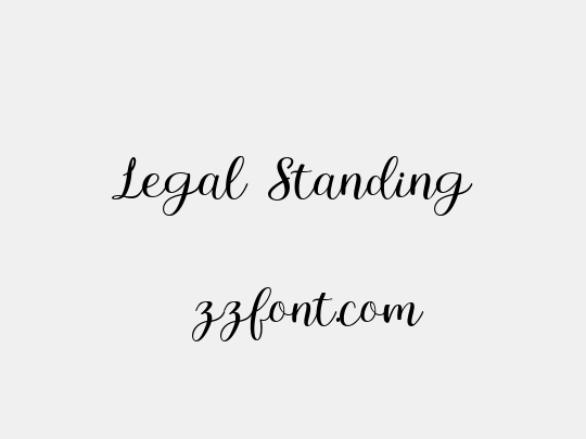 Legal Standing