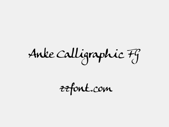 Anke Calligraphic FG