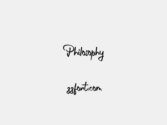 Philosophy - 众字网