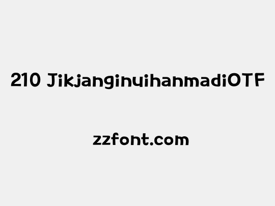 210 JikjanginuihanmadiOTF