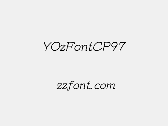 YOzFontCP97