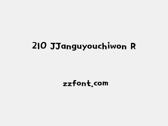 210 JJanguyouchiwon R