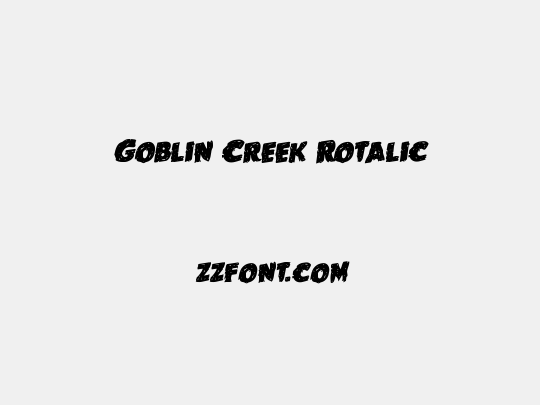 Goblin Creek Rotalic