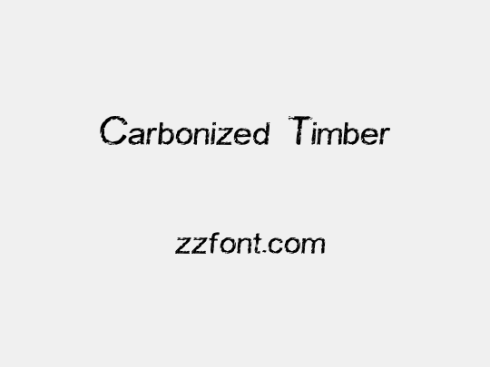 Carbonized Timber