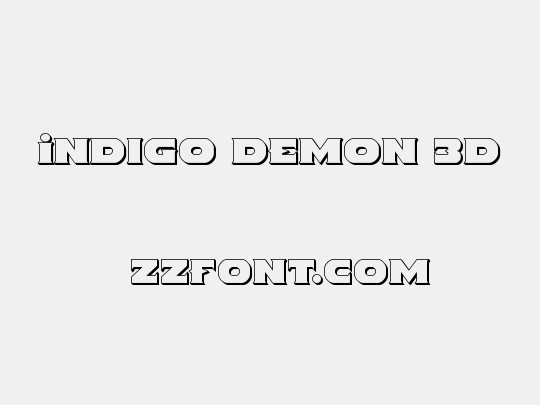 Indigo Demon 3D