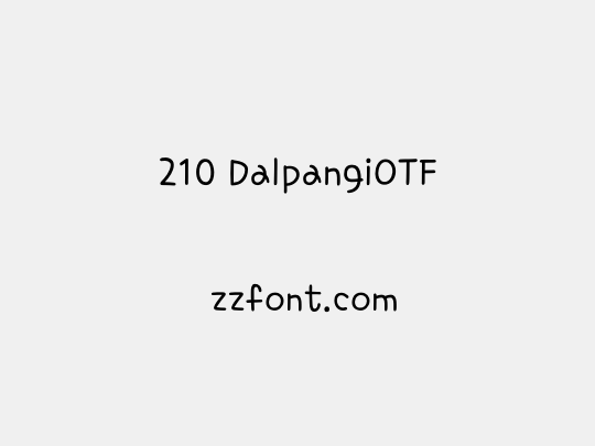 210 DalpangiOTF