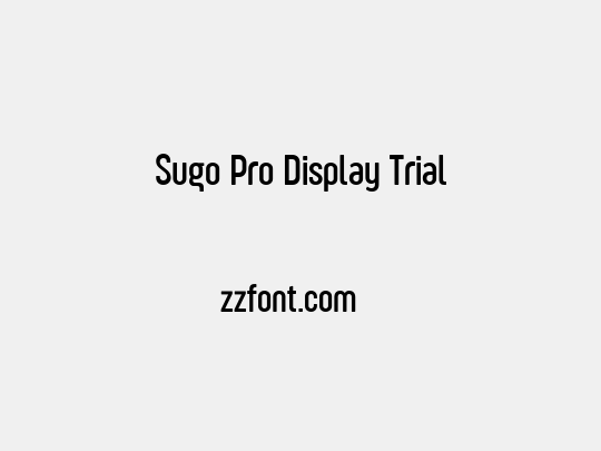 Sugo Pro Display Trial