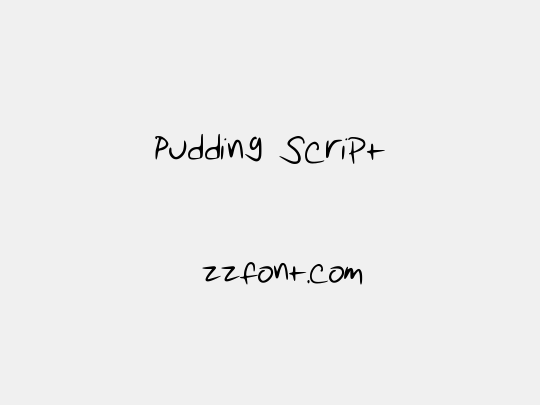 Pudding Script