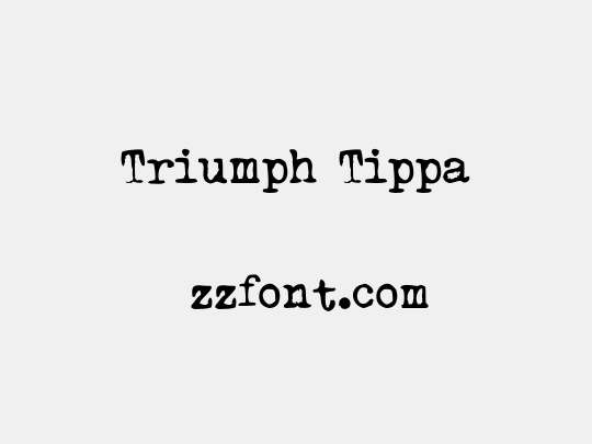 Triumph Tippa