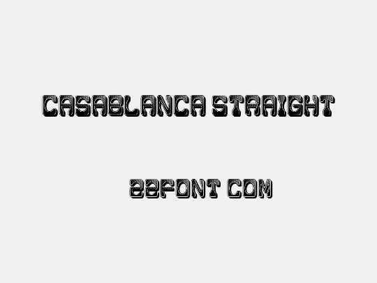 Casablanca Straight