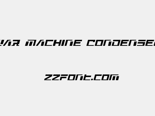 War Machine Condensed