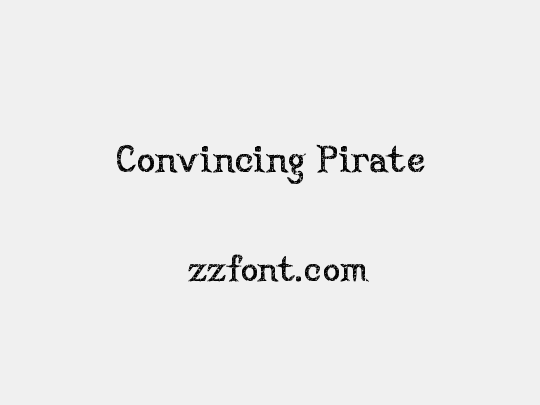 Convincing Pirate