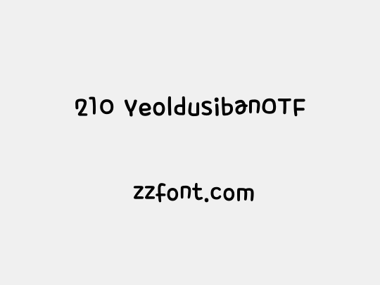 210 YeoldusibanOTF