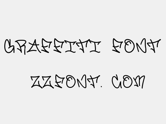 Graffiti font