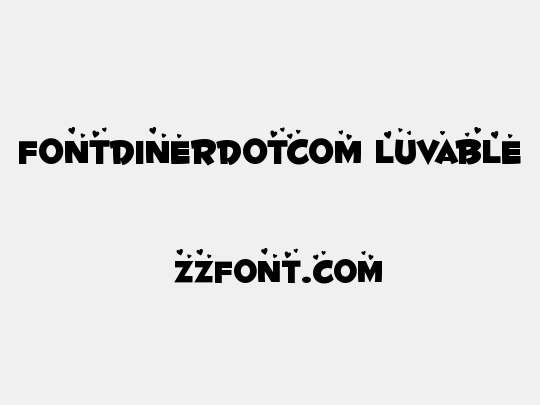 Fontdinerdotcom Luvable