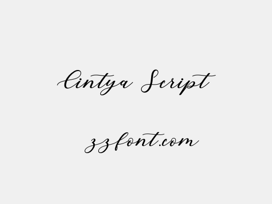 Cintya Script