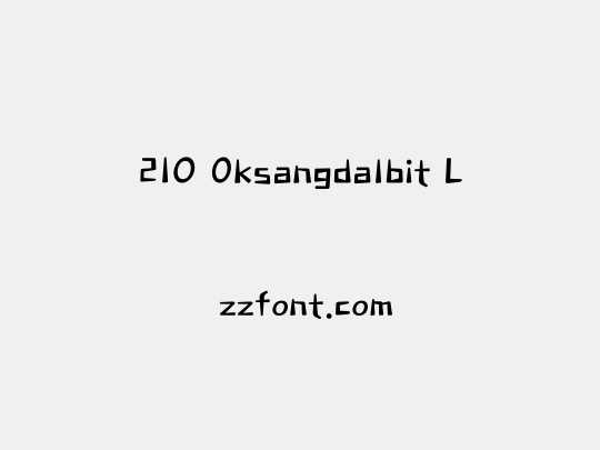 210 Oksangdalbit L