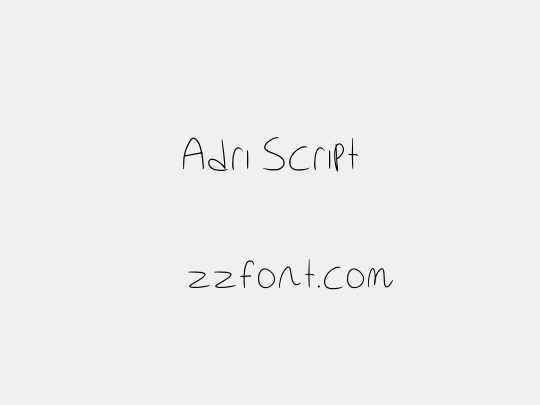 Adri Script