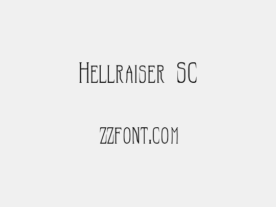 Hellraiser SC - 众字网