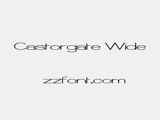 Castorgate Wide