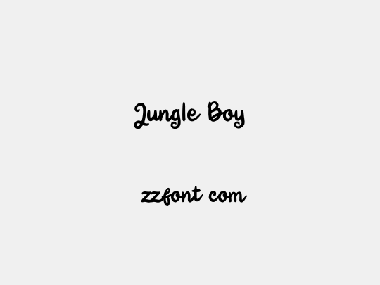 Jungle Boy