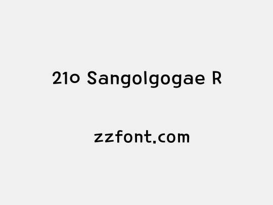 210 Sangolgogae R