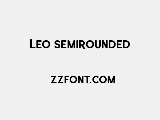 Leo SemiRounded