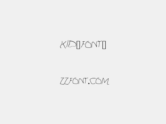 Kid_Font_