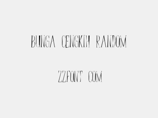 Bunga Cengkih Random