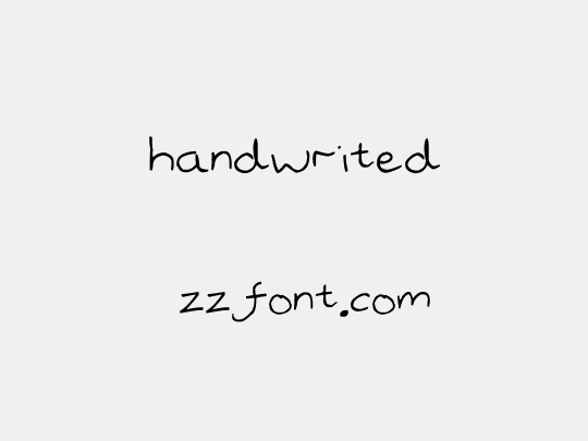 handwrited