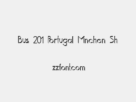 Bus 201 Portugal Mnchen Sh