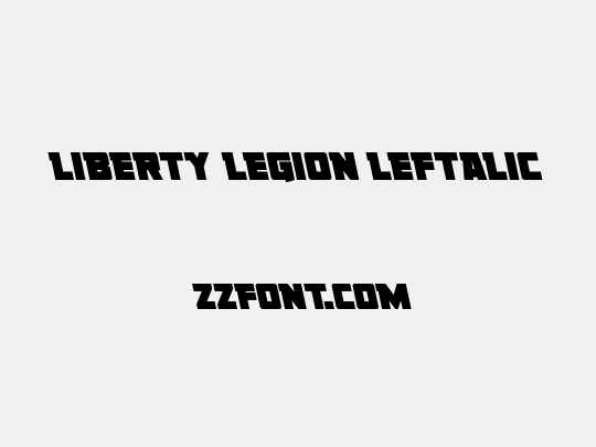 Liberty Legion Leftalic