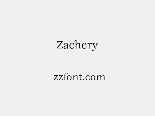 Zachery