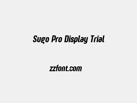 Sugo Pro Display Trial