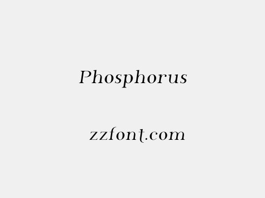 Phosphorus