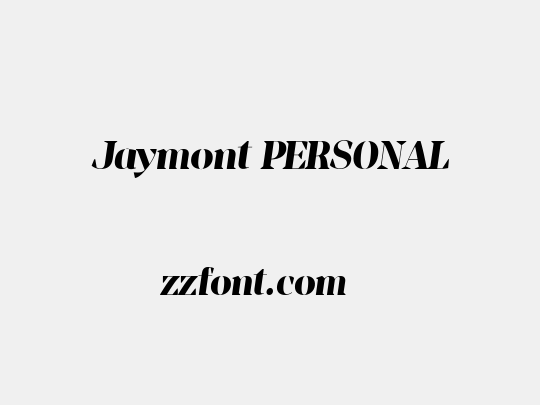 Jaymont PERSONAL