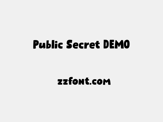 Public Secret DEMO