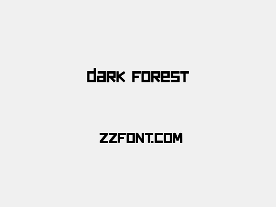 dark forest