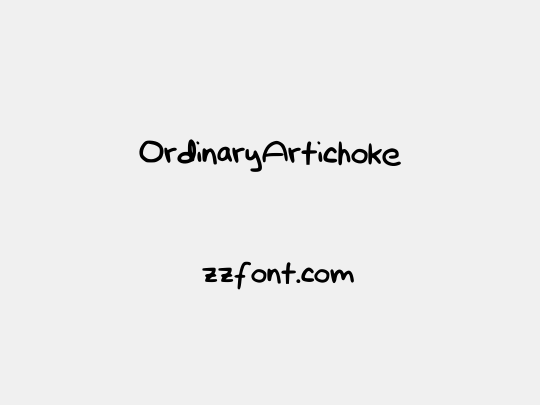 OrdinaryArtichoke