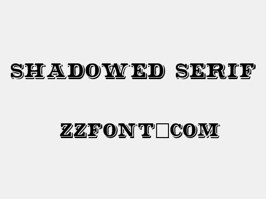 Shadowed Serif