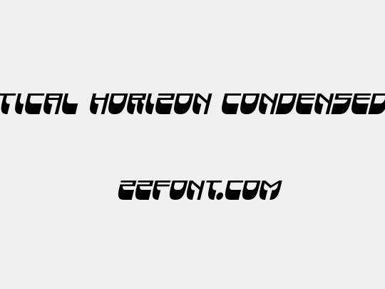 Vertical Horizon Condensed Ita