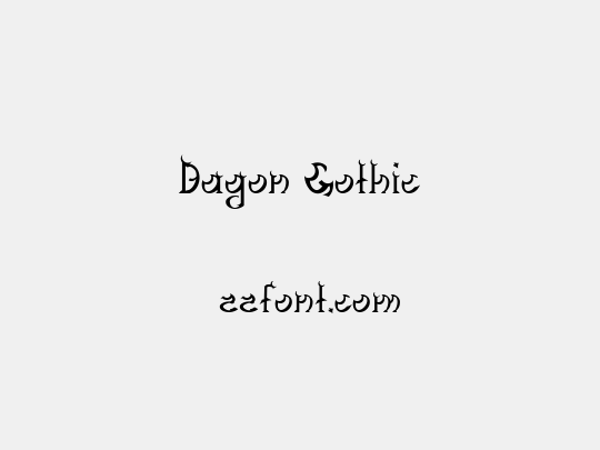 Dagon Gothic