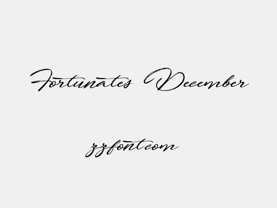 Fortunates December