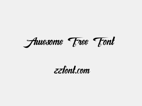 Awesome Free Font