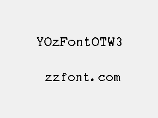 YOzFontOTW3