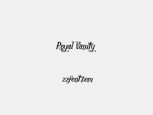 Royal Vanity